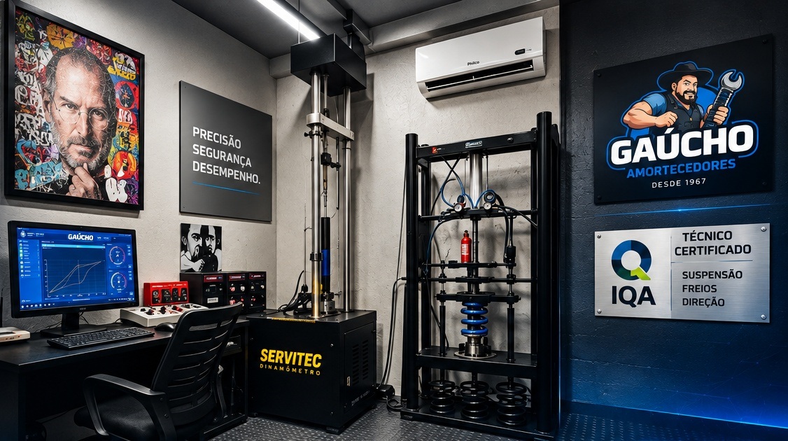 Laboratório GMAX com dinamômetro SERVITEC